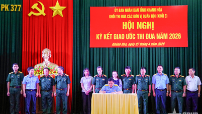 Khanh Hoa میں فوجی یونٹوں کے گروپ 3 نے ایک ایمولیشن معاہدے پر دستخط کیے۔