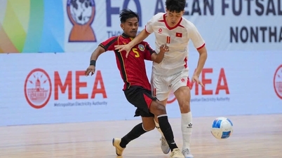 La nazionale vietnamita di futsal vince in modo convincente contro Timor Est.