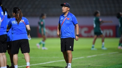 Tränare Okiyama Masahiko var nöjd med kämparandan i Vietnams U20-damlandslag.