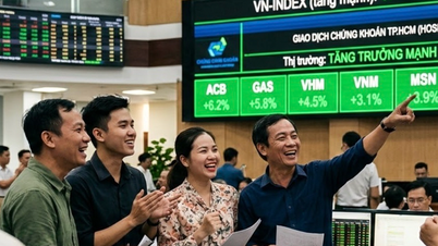 O índice VN-Index subiu mais de 74 pontos imediatamente após a abertura do pregão em 8 de abril.