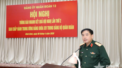 Đảng ủy Quân đoàn 12 thông báo nhanh kết quả Hội nghị lần thứ hai Ban chấp hành Trung ương Đảng khóa XIV