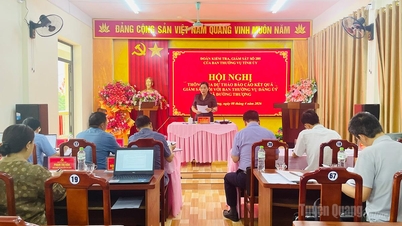 Thông qua dự thảo báo cáo kết quả giám sát đối với BTV Đảng ủy xã Đường Thượng