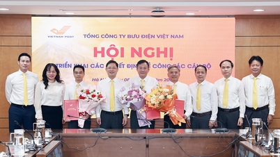A Vietnam Post Corporation anuncia a nomeação de funcionários para sua sede e 22 unidades filiadas.