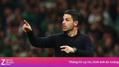 Arteta und seine unkonventionelle Feier.