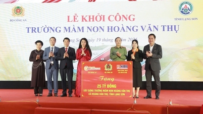 T&T Group and SHB are partnering with the Ministry of Public Security to build Hoang Van Thu Kindergarten in Lang Son.