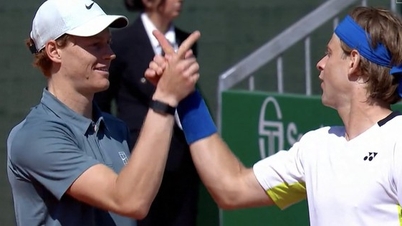 Sinner abandons his partner in the men's doubles at the Monte Carlo Masters 2026.