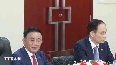 The Standing Committee of the Party Central Committee witnessed the signing ceremony of cooperation documents between Vietnam and Laos.