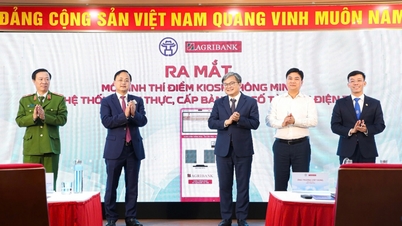 Agribank spreads digital values ​​through smart kiosks serving public administration.