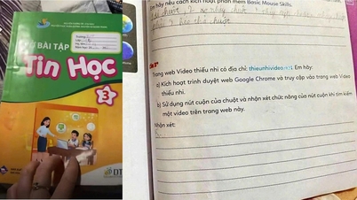Hue-polisen utreder en datavetenskaplig arbetsbok för årskurs 3 som påstås innehålla en länk till skadligt innehåll.