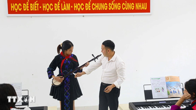 Traditional culture is spreading in schools in Dien Bien.