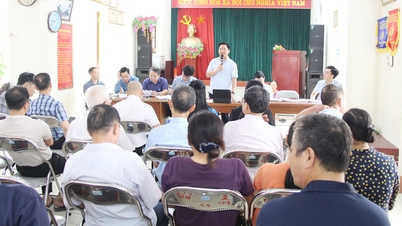 Komune Luong Tai menangani kebimbangan penduduk Tu Ne mengenai pelaksanaan projek Lapangan Terbang Antarabangsa Gia Binh.