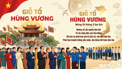 Gedenktag für die Vorfahren von Hung Vuong: Die Kraft unserer Wurzeln und das Bestreben, internationale Erfolge zu erzielen