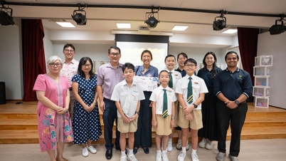 Os Correios de Singapura estão colaborando com alunos do ensino fundamental para lançar um programa de colecionismo de selos.