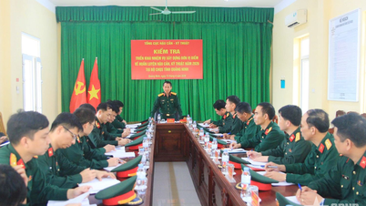 The General Department of Logistics and Technical Services inspected the implementation of the task of building a model unit at the Quang Ninh Provincial Military Command.