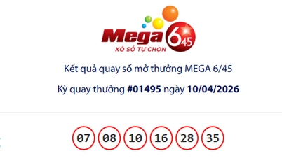 У лотереї Vietlott є квиток Mega 6/45, який виграв джекпот понад 79,1 мільярда донгів.