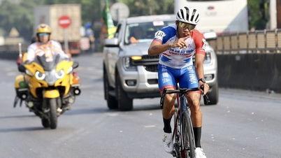Vietnamese cyclist delivers impressive solo performance at the Ho Chi Minh City Television Cycling Cup.