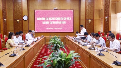 La delegación de la Academia Política Regional II trabajó con la provincia de Cao Bang.