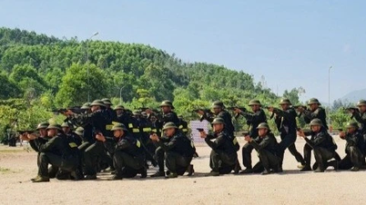 Ejercicio de tiro real en el campo de tiro del 739.º Regimiento de Infantería, del 14 al 17 de abril.