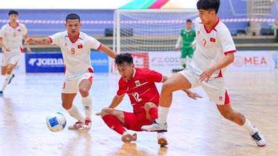 Die vietnamesische Futsal-Mannschaft tritt gegen Australien um den dritten Platz an.