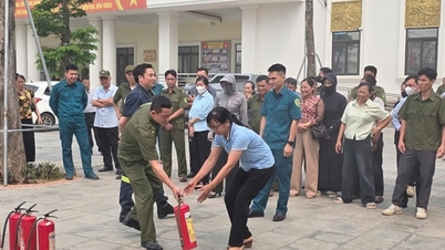 พัฒนาทักษะการป้องกันและดับเพลิงสำหรับประชาชนในตำบลหาดมน