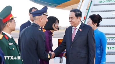 Nationalförsamlingens ordförande Tran Thanh Man och hans fru avlägger ett officiellt besök i Republiken Italien.