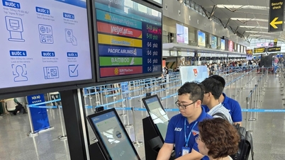 Da Nang Airport implements biometrics: Reduces overcrowding pressure, improves passenger service quality.
