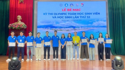 Tan Trao-universitetet uppnådde höga resultat vid den nationella matematikolympiaden för studenter och gymnasieskolor.