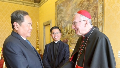 Chủ tịch Quốc hội Trần Thanh Mẫn hội kiến Thủ tướng Tòa thánh Vatican