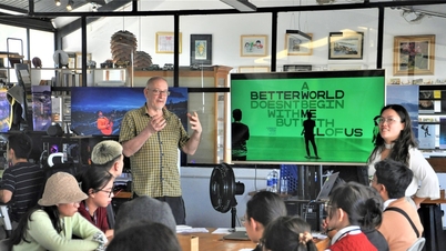 Creative workshop on environmental protection in Da Lat.