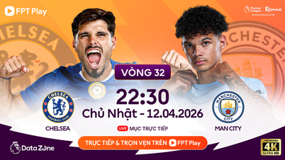 Live stream link for Chelsea vs Man City, 10:30 PM on April 12th, Premier League Round 32.