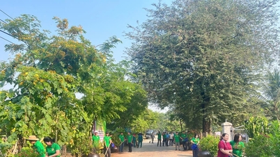 Ban Thach Ward egy közel 350 méter hosszú, bougainvilleákkal szegélyezett utcát épít.