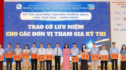Da Nang-eleverna uppnår höga resultat vid den traditionella olympiska examen den 30 april.