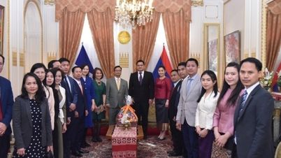Strengthening the special friendship between Vietnam and Laos in France.