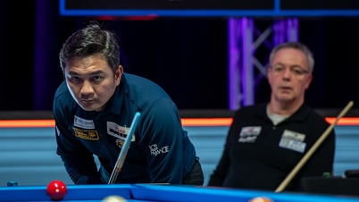 Senaste biljardschemat: Tran Thanh Luc möter den tyske mästaren i semifinalen.