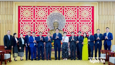 İl Parti Komitesi Daimi Başkan Yardımcısı ve İl Halk Konseyi Başkanı, Salavan İl Halk Konseyi'nden (Laos) gelen heyeti kabul etti.
