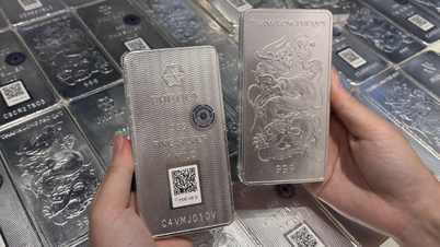 Silverpriserna idag, den 13 april 2026, fortsätter sin uppåtgående trend, med silvertackor som når ytterligare 6 miljoner VND/kg.