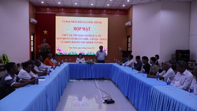 លោក ចូវ ថាញ់ បានរៀបចំកិច្ចប្រជុំមួយដើម្បីអបអរសាទរដល់បុគ្គលឆ្នើម និងឥស្សរជនដ៏គួរឱ្យគោរពពីសហគមន៍ខ្មែរ។