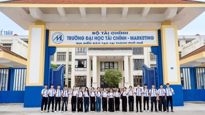 Bagaimana kinerja cabang Hue dari Universitas Keuangan dan Pemasaran dalam merekrut mahasiswa setelah baru didirikan?