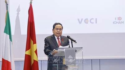 Chủ tịch Quốc hội Trần Thanh Mẫn dự Tọa đàm chính sách thúc đẩy hợp tác Việt Nam - Italy