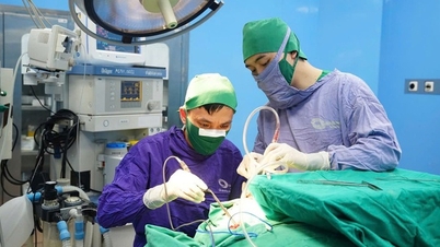 Successful tonsil cancer surgery at Bai Chay Hospital.