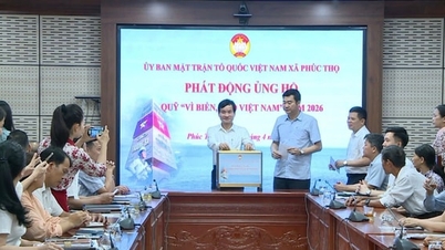 Phuc Tho launches fundraising campaign for the "For Vietnam's Seas and Islands" Fund in 2026.