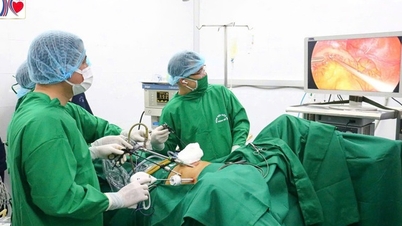 Successful colorectal cancer surgery using modern techniques at Kien An Hospital.