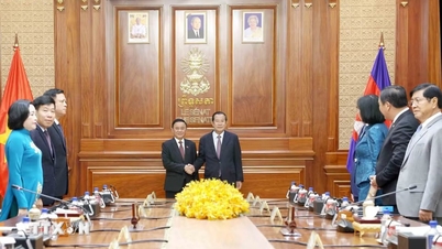 Nghe An İl Parti Komitesi Sekreteri Nguyen Khac Than, Kamboçya Krallığı'na yapılan resmi ziyarette bulunan üst düzey Vietnam heyetine katıldı.