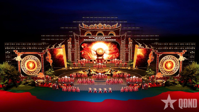 Recreating the cultural space of the Ancestral Land in the opening ceremony of the Hung Temple Festival 2026.