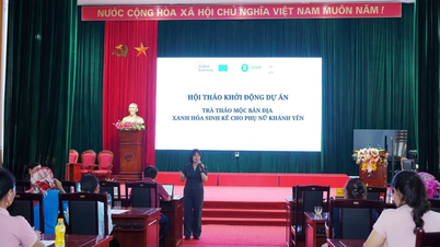 Khanh Yen lanceert het project "Inheemse kruidenthee - een groenere toekomst voor vrouwen".