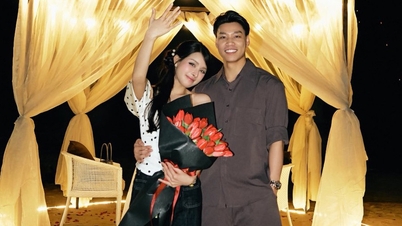 Van Thanh pediu sua namorada, uma beldade, em casamento no aniversário dela.