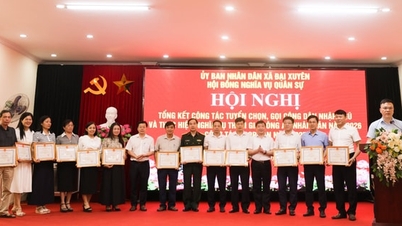 다이쉬옌(Dai Xuyen) 면은 2026년도 병사 모집 목표를 100% 달성했습니다.