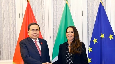 Chủ tịch Quốc hội Trần Thanh Mẫn tiếp Phó Chủ tịch Thượng viện Italia