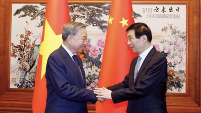 El secretario general y presidente To Lam propuso tres conexiones estratégicas entre Vietnam y China.