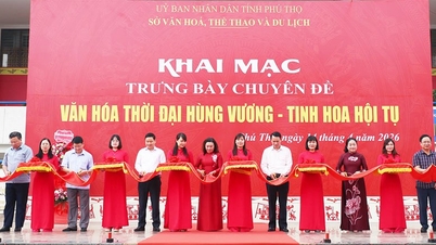 Phu Tho: A Hung King kora kulturális lényegének újrateremtése több mint 500 értékes tárgyon és dokumentumon keresztül.